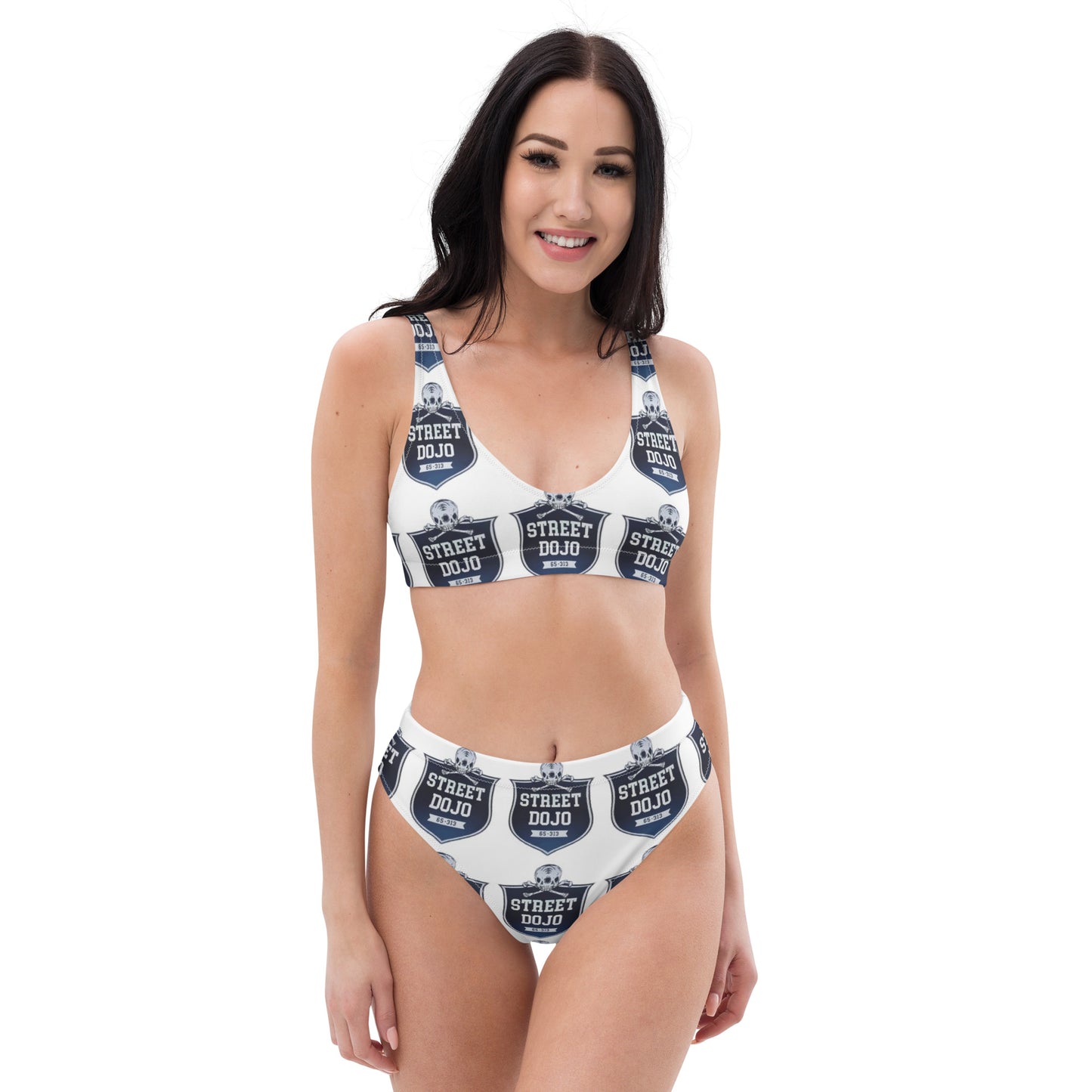 Recycled high-waisted bikini