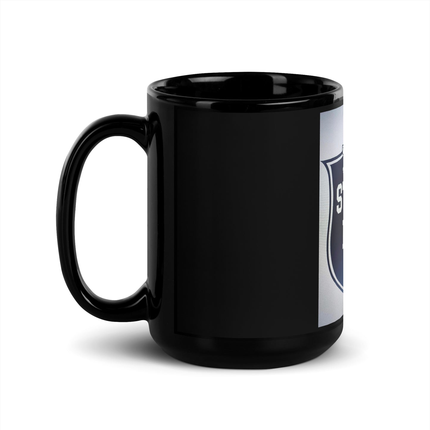 Street Dojo Lone Star Black Glossy Mug