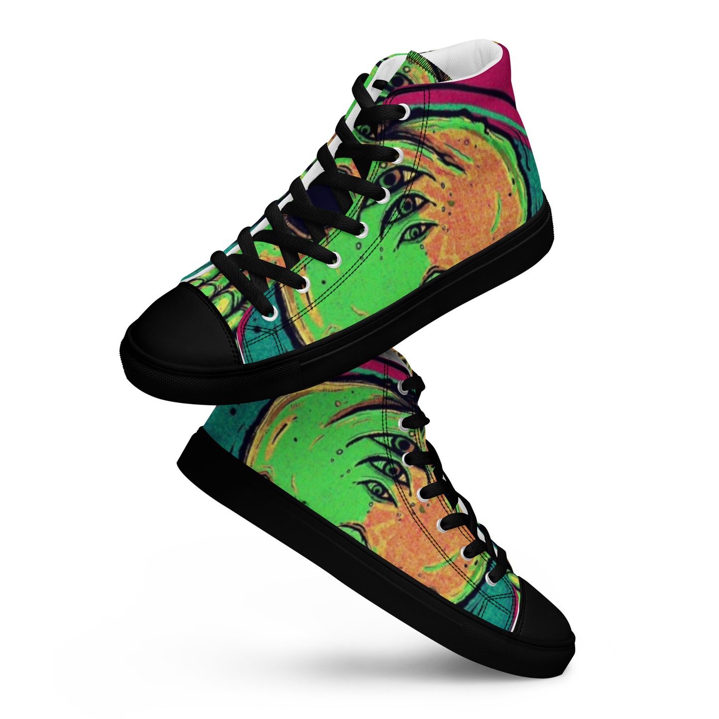 Men’s high top canvas shoes