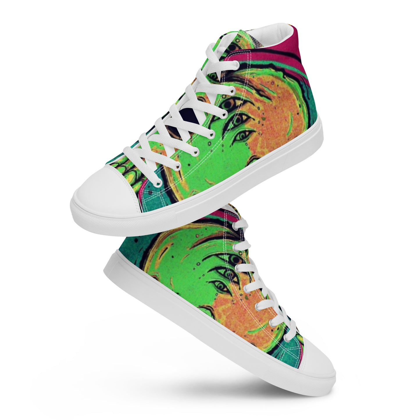 Men’s high top canvas shoes